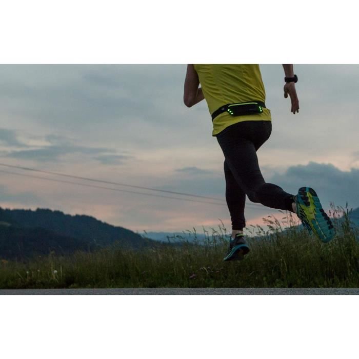 SCHILDKRÖT Running Belt - Wheel Bee Waistbag with LED Light - Fits Phones up to 5.5 inches