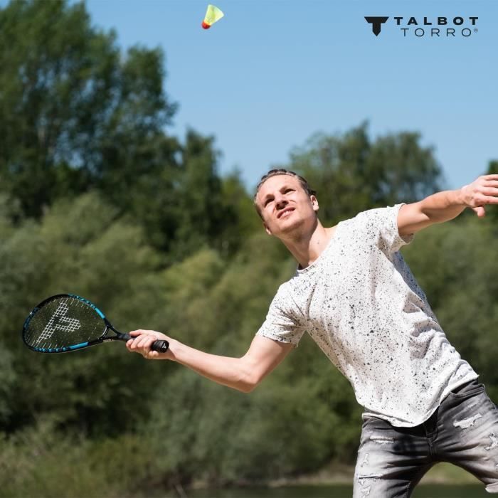 SCHILDKRÖT Speed Badminton Set - SPEED 6600 LED - 2 Rackets - 5 Shuttlecocks