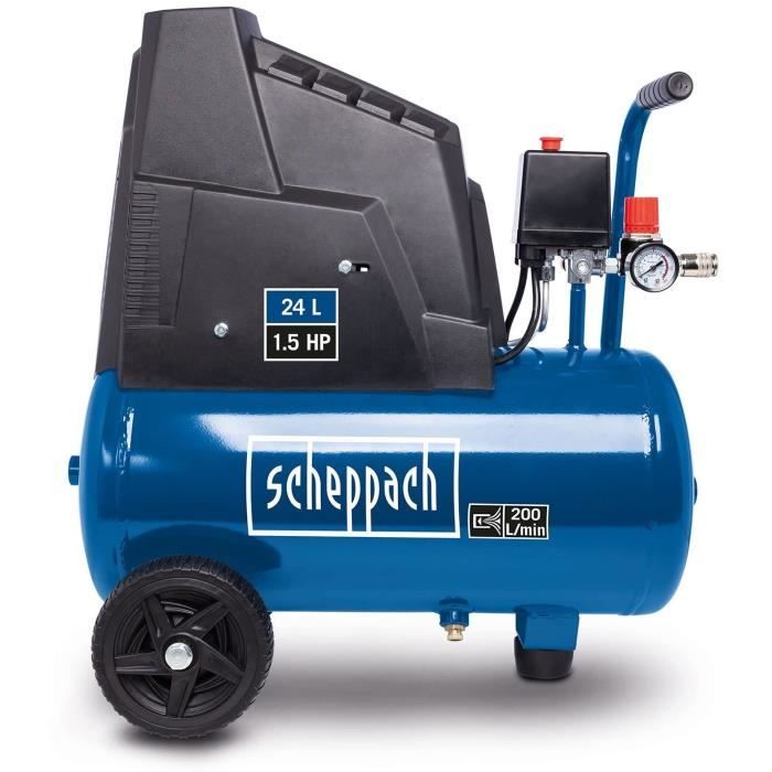 Scheppach Compressor - 24 L - 8 Bar - 1100W - HC30ox