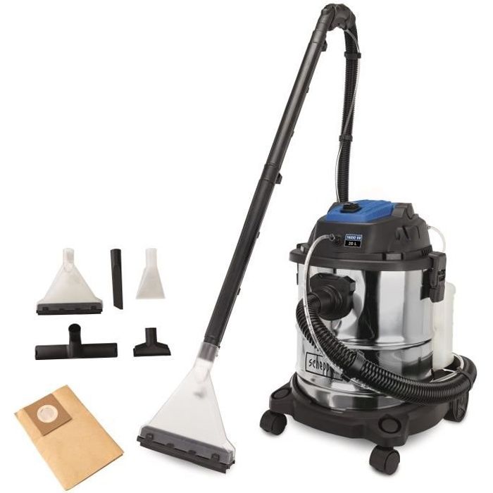 Scheppach SprayVac20 Wet & Dry Vacuum Cleaner 1600W 20 L - 5 in 1