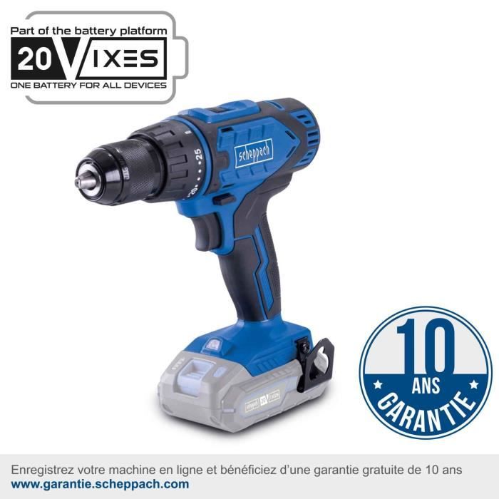 SCHEPPACH C-DTB74/2-X Cordless Drill Driver Kit - 50Nm, 13 mm Chuck + 74 Accessories