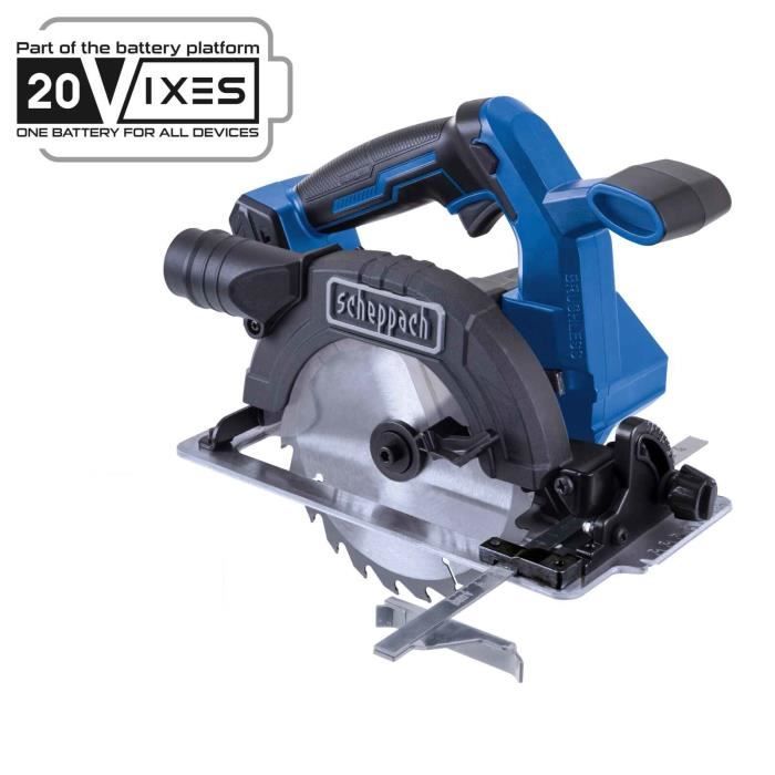 SCHEPPACH Circular Saw IXES 20V - Blade Diameter 165 mm - BC-CS165-X
