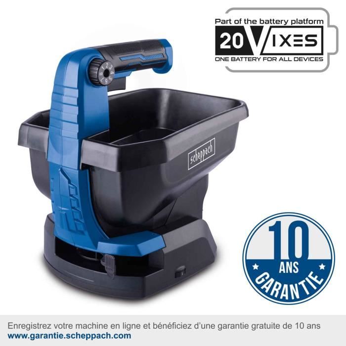 C-GSP800-X Cordless Spreader - 3.5 L Hopper - SCHEPPACH 20V IXES