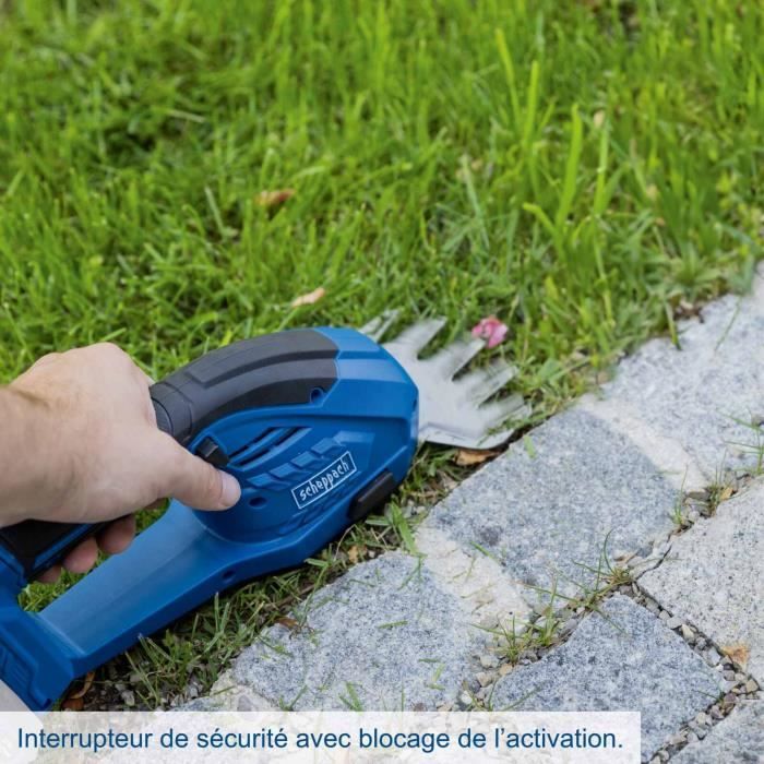 Coupe-bordure/taille-haies sans fil SCHEPPACH C-HTGS200-X - Set S -  2 en 1 - Batterie 20V IXES 2Ah + chargeur