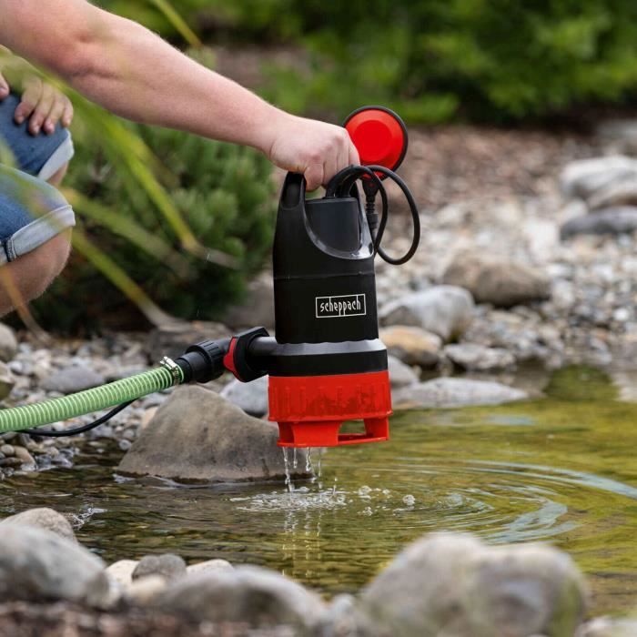 Scheppach DWP750 Combination Wastewater Pump - 750 W - Max Flow Rate 20000 l/h