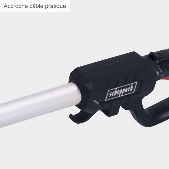 Scheppach Telescopic Electric Hedge Trimmer ETHT500 - 500W - 55 cm Blade Length
