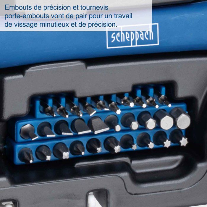 Scheppach - 97-Piece Complete Tool Case WZK120 - Chrome Vanadium