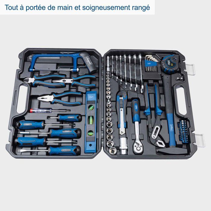 Scheppach - 97-Piece Complete Tool Case WZK120 - Chrome Vanadium