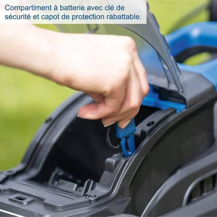 SCHEPPACH Cordless Lawn Mower BC-MP320-X + Battery Set 1x4Ah 1x2.4Ah