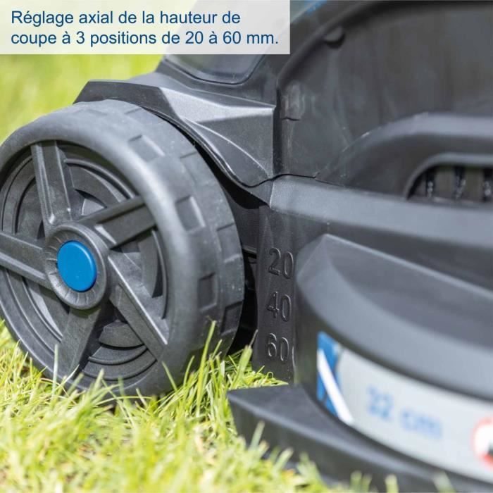 SCHEPPACH Cordless Lawn Mower BC-MP320-X + Battery Set 1x4Ah 1x2.4Ah