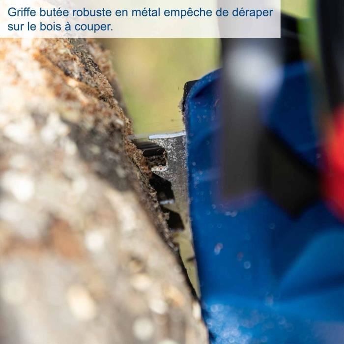 SCHEPPACH BC-CS355Duo-X Cordless Chainsaw Pack - 33.5 cm Cutting Length - 20V IXES + 2 x 4Ah Batteries + 4.5A Dual Charger