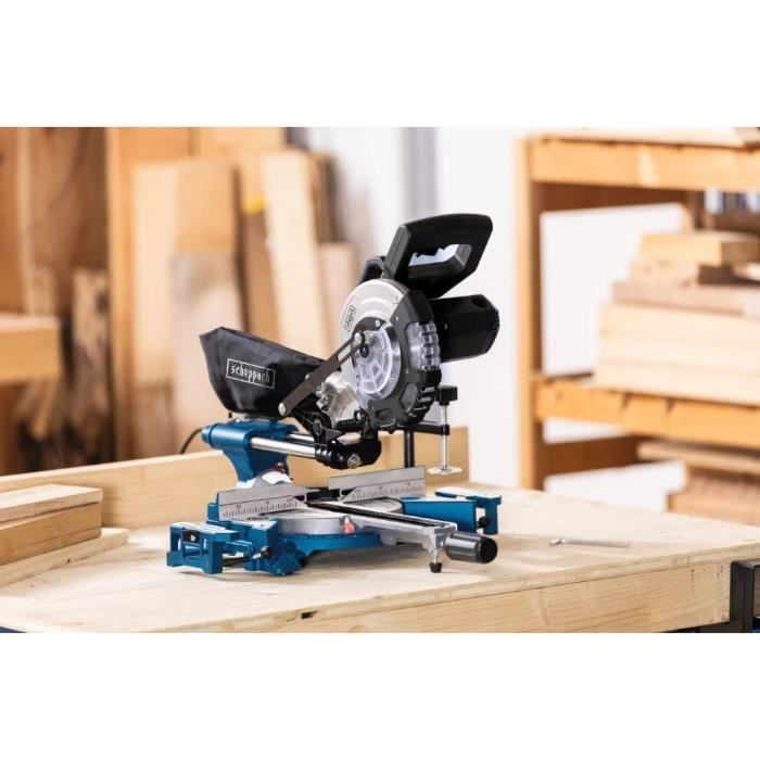 SCHEPPACH Radial Miter Saw HM 185 - 1400W - Blade Ø 185 mm
