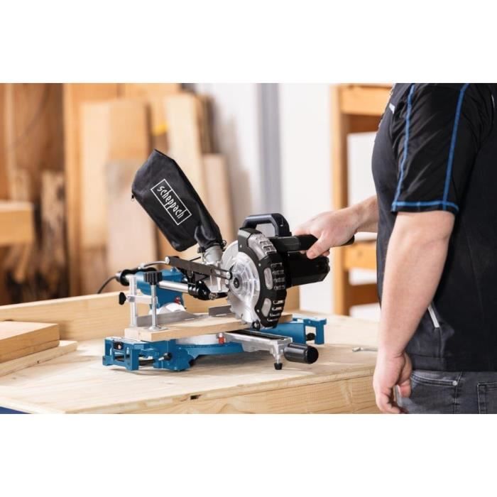 SCHEPPACH Radial Miter Saw HM 185 - 1400W - Blade Ø 185 mm