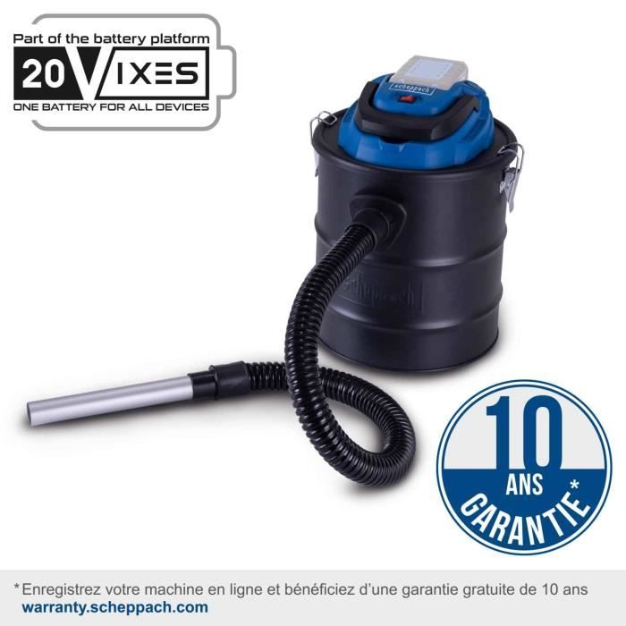 SCHEPPACH Cordless Ash Vacuum Cleaner 10kPa C-AVC15-X - Set S