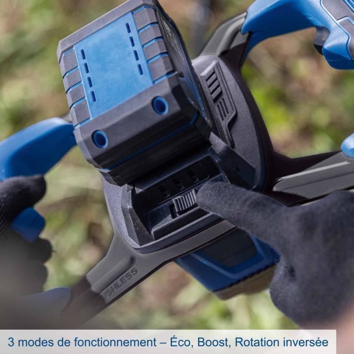Scheppach BC-EB100-X Cordless Earth Auger - 100 mm Diameter, 3 Modes