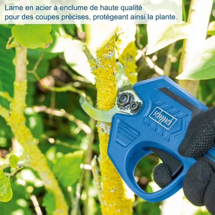 Scheppach Cordless Pruner - BC-PRS28-X - 28 mm Cutting Capacity - 20V 2Ah IXES Battery + Charger
