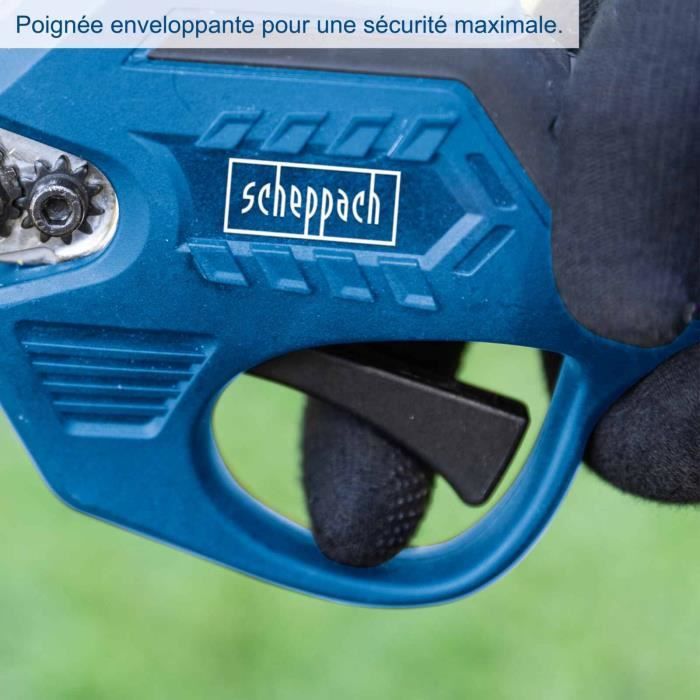Scheppach Cordless Pruner - BC-PRS28-X - 28 mm Cutting Capacity - 20V 2Ah IXES Battery + Charger