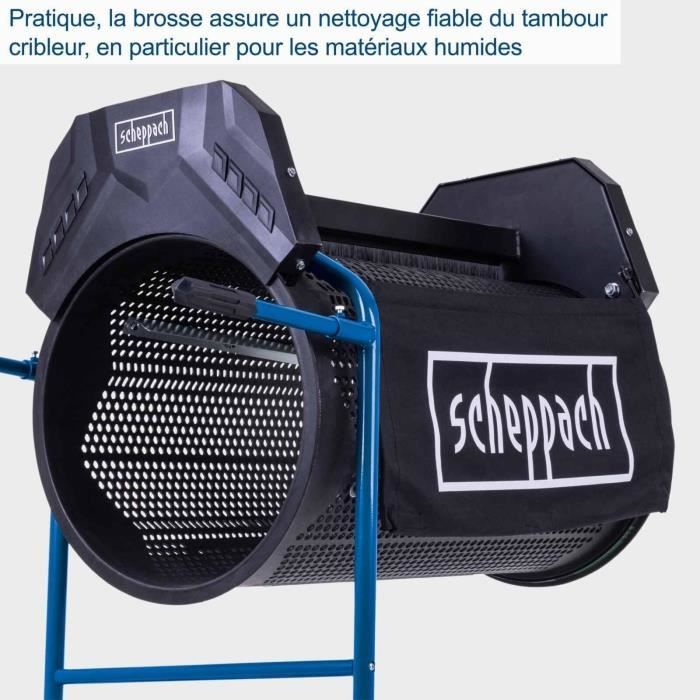 Scheppach RS300 Electric Rotary Sieve - 400 mm Diameter - 3m³/h Capacity