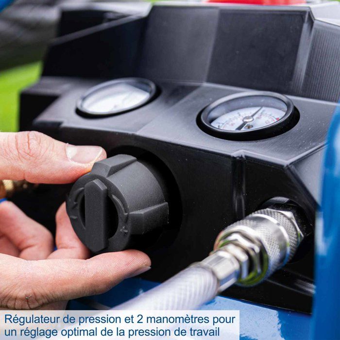Compresseur sans fil avec starterkit 2Ah + batterie 2Ah C-ACT160/6-X - Set 2.5 - SCHEPPACH