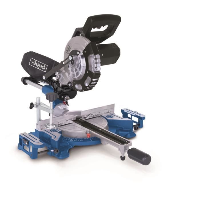 SCHEPPACH Miter Saw HM 185 - 1400W - 30-Tooth Blade Ø 185 mm
