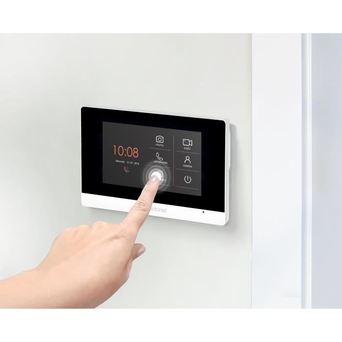 SCS SENTINEL VisioDoor 4.3+ Wired Video Intercom - 4.3" Touchscreen Monitor - Night Vision