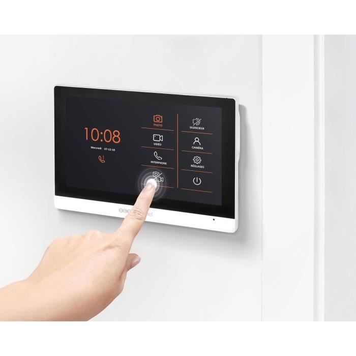SCS SENTINEL VisioDoor 7+ Wired Video Intercom - 7" Touchscreen - Night Vision