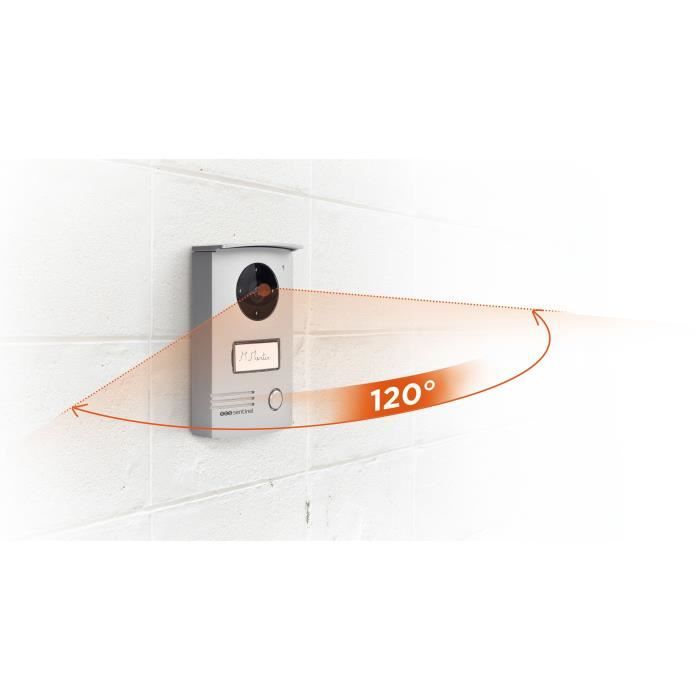 SCS SENTINEL VisioDoor 7+ Wired Video Intercom - 7" Touchscreen - Night Vision