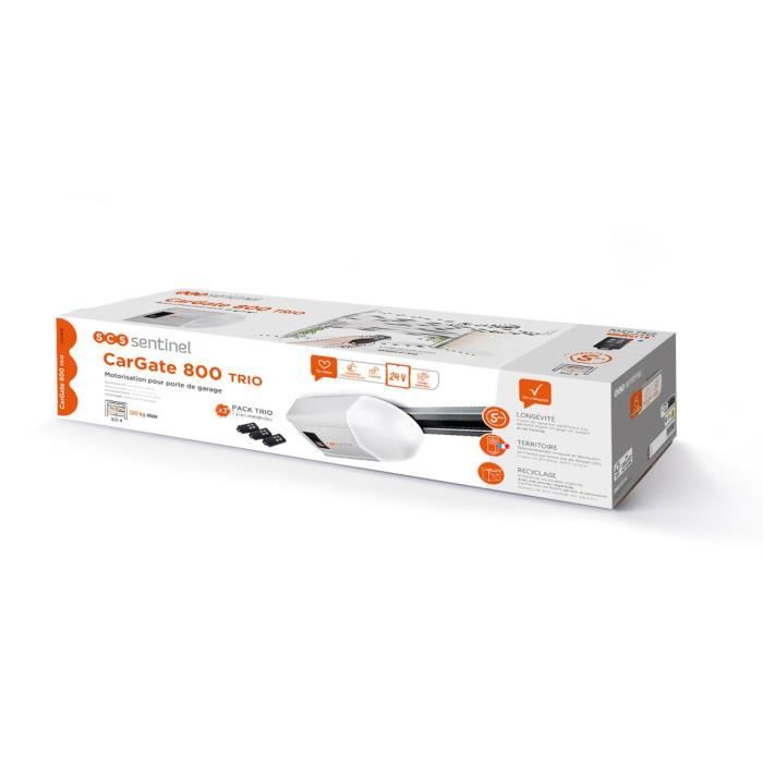 SCS SENTINEL Garage Door Motorization 24V - 10-12m²/800N - CarGate 800 Trio