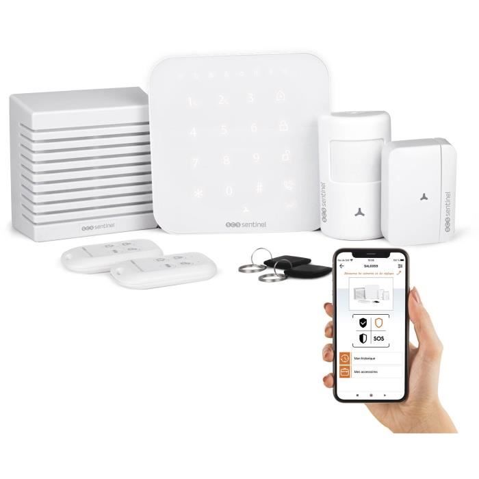 Wi-Fi and 4 G GSM Connected Wireless Alarm - KitAlarm - SCS SENTINEL