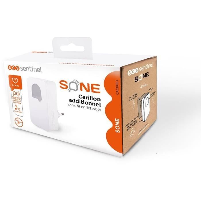 SCS SENTINEL Extra Ringtone - Wireless Battery-Free Chime - CAC0053 - 433.92 MHz