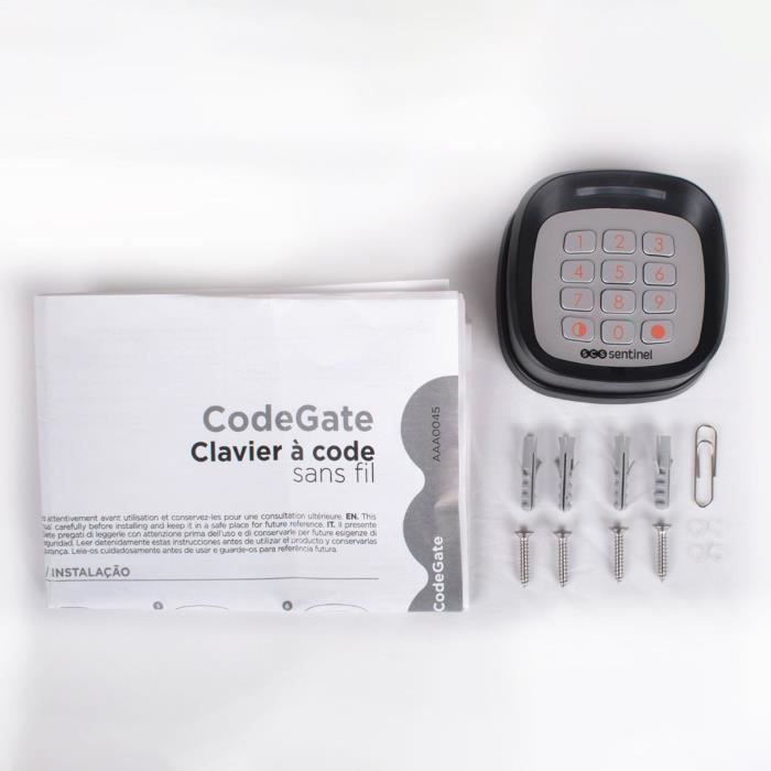 SCS SENTINEL Wireless Keypad - CodeGate - For Gates or Garage Doors - 50 m Range