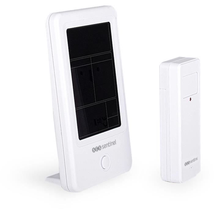 SCS SENTINEL Weather Station with Wireless Outdoor Probe - HCN0076 - White