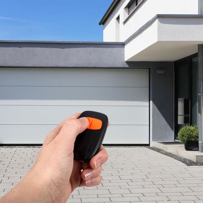 SCS SENTINEL 2-Channel Remote Control - Orange, 40 m Range, 433.92 MHz, CR2032 Battery Included