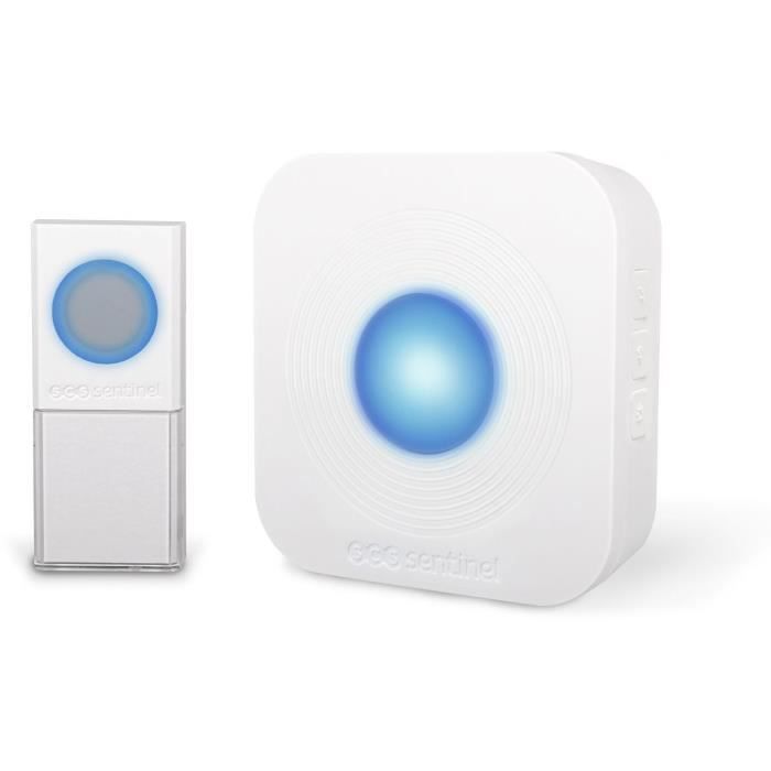 SCS SENTINEL SimplyBell Wireless Doorbell - 200 m Range - 36 Melodies - White