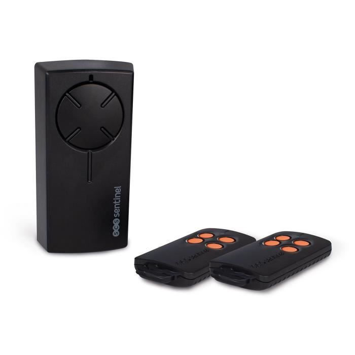 SCS SENTINEL Universal Radio Receiver Kit - 12/24V - Includes 2 Remote Controls with Orange Buttons