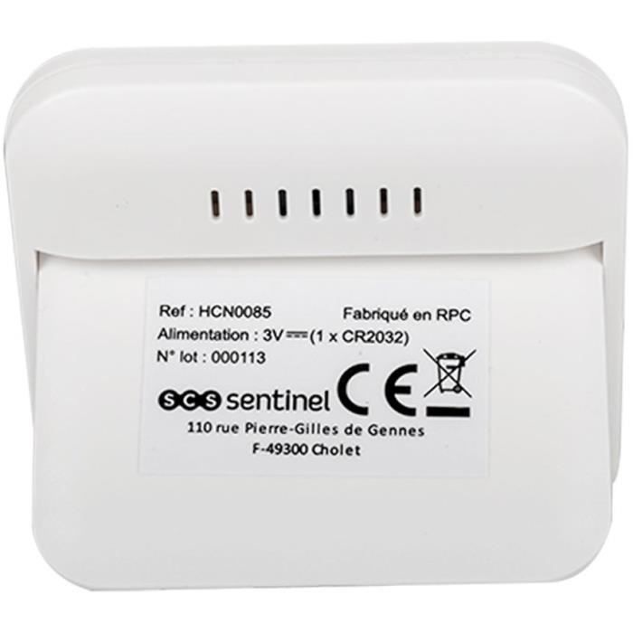 SCS SENTINEL ThermoHygro Thermometer-Hygrometer - Indoor - Displays Time, Alarm, Humidity, Temperature
