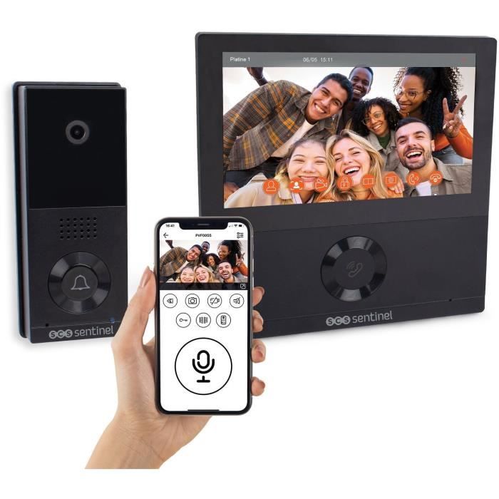 SCS SENTINEL VisioWifi 7 Wired Connected Video Intercom - 7" Screen
