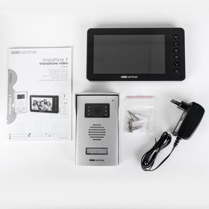 Interphone vidéo filaire - SCS SENTINEL - VisioFirst 7 - écran 7 - Garantie 3 ans