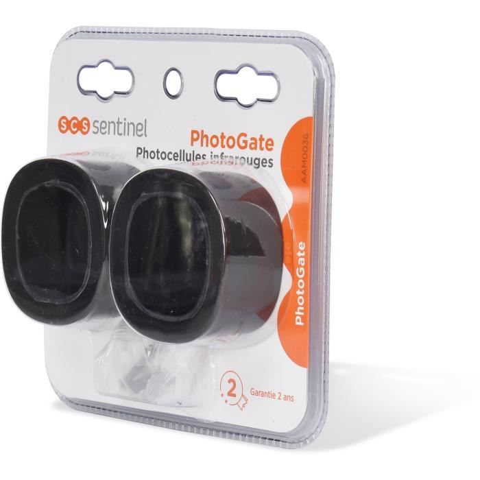 SCS SENTINEL Set of 2 Wired Infrared Photocells - IP44 Rated - 10 M Range in Open Field