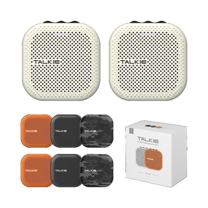 SENA Dual Walkie-Talkie - 6 Hours Battery Life - 600 m Range - Bluetooth - USB-C - 4 Interchangeable Grilles - x 2