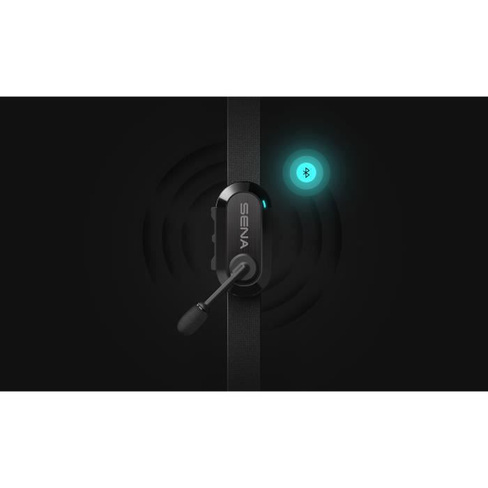 SENA Headset - Bikom 20 - Bluetooth - Microphone - 800 m Range - 7h Battery Life - USB-C - Black