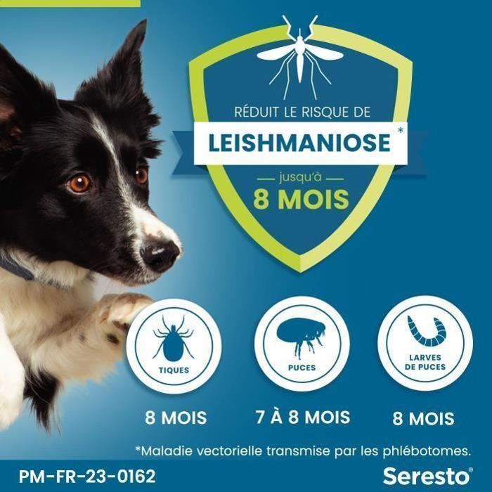 SERESTO Dog Flea and Tick Collar +8 kg - 2 Units