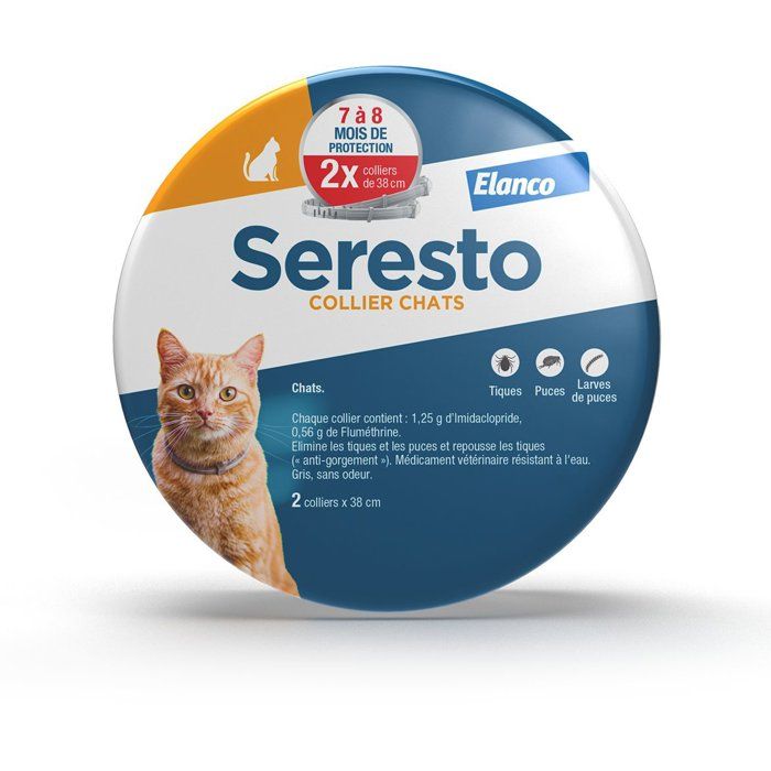 SERESTO Cat Flea and Tick Collar - 2 Units