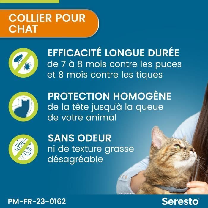 SERESTO Cat Flea and Tick Collar - 2 Units