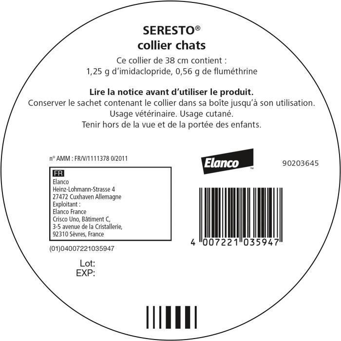 SERESTO Cat Flea and Tick Collar - 2 Units