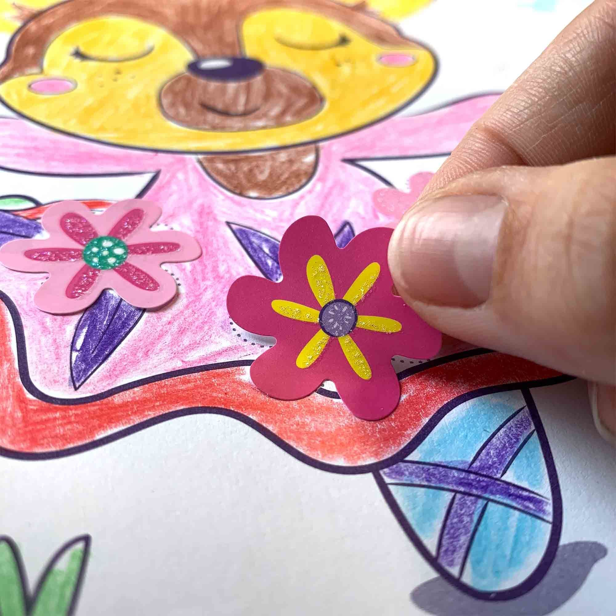 3-in-1 Glitter Coloring Activity Book
