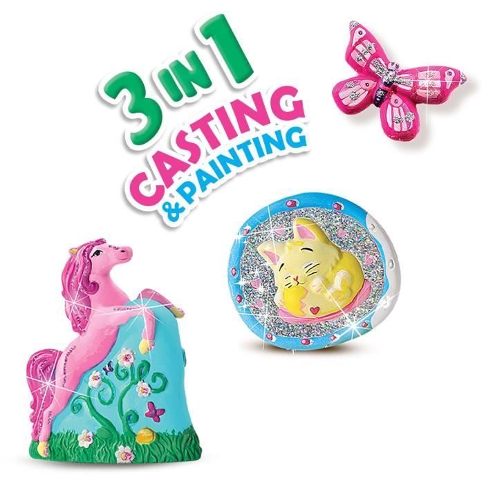 SES Creative - Molding and Painting 3 in 1 - Hobby Pink - 12 Colors - Ages 5+