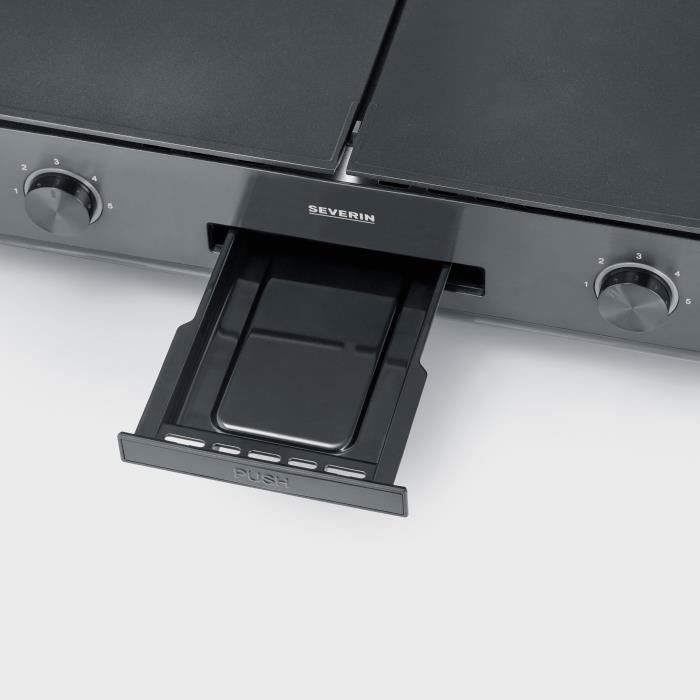 SEVERIN Plancha Grill - PG8569 - 2200W - 48x27cm Non-stick Ceramic Coating