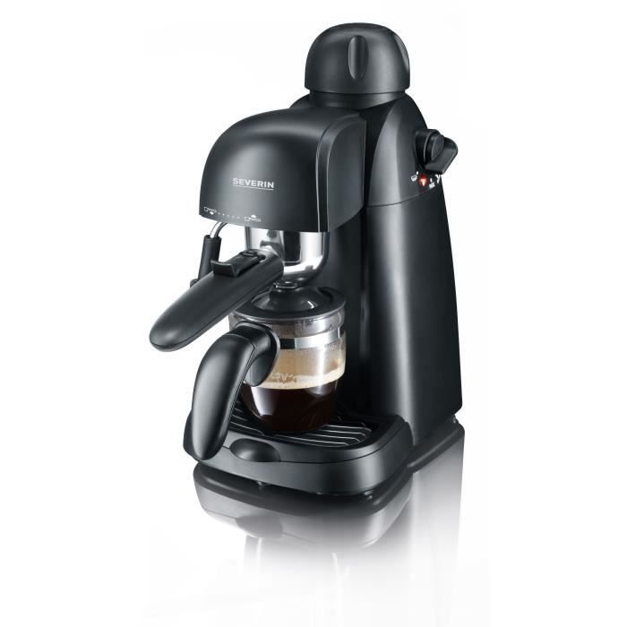 SEVERIN KA5978 Espresso Coffee Maker - 4-Cup - 3.5 Bar Pump - Black