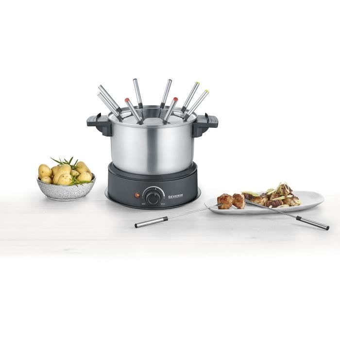 SEVERIN Fondue Set - FO2473 - 1.4 L - Serves 8 - Adjustable Thermostat - 1500W